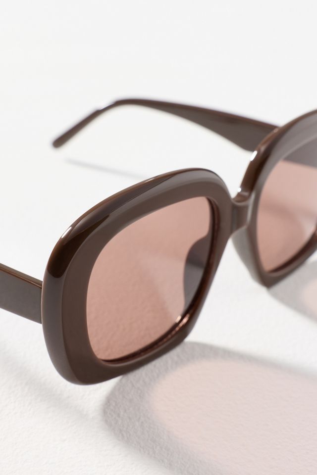 By Anthropologie Oversized Square Retro Sunglasses #2