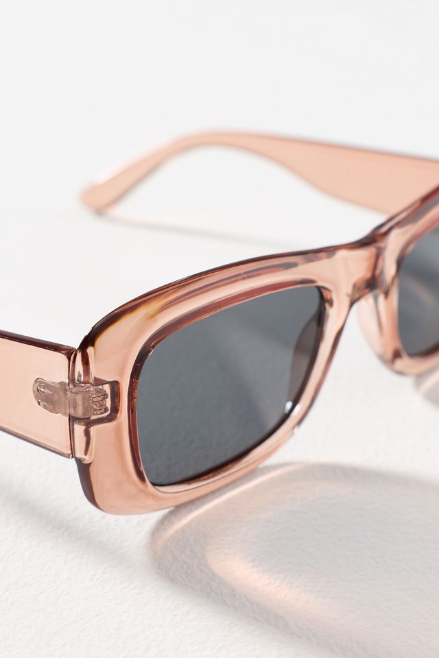 By Anthropologie Flat-Top Curved Rectangle Sunglasses #2