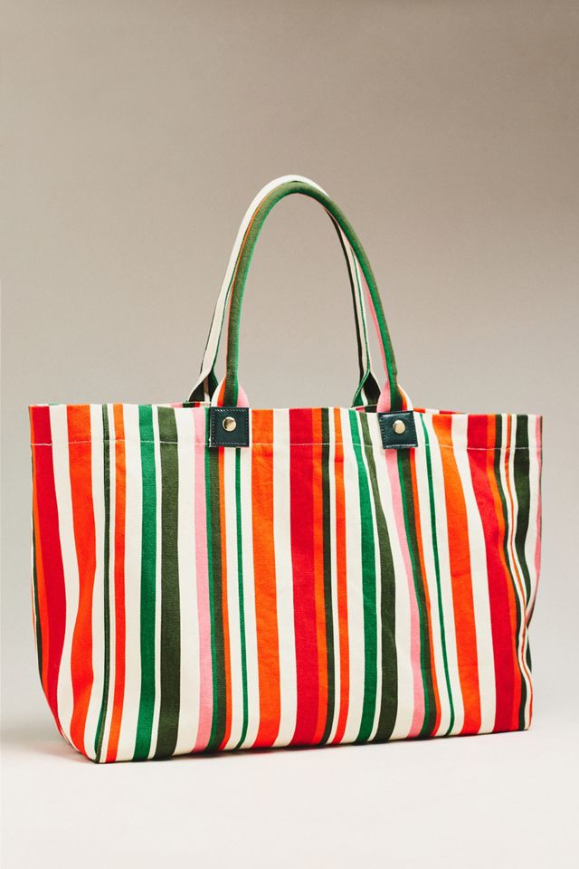 By Anthropologie Slouchy Canvas Tote Bag #1