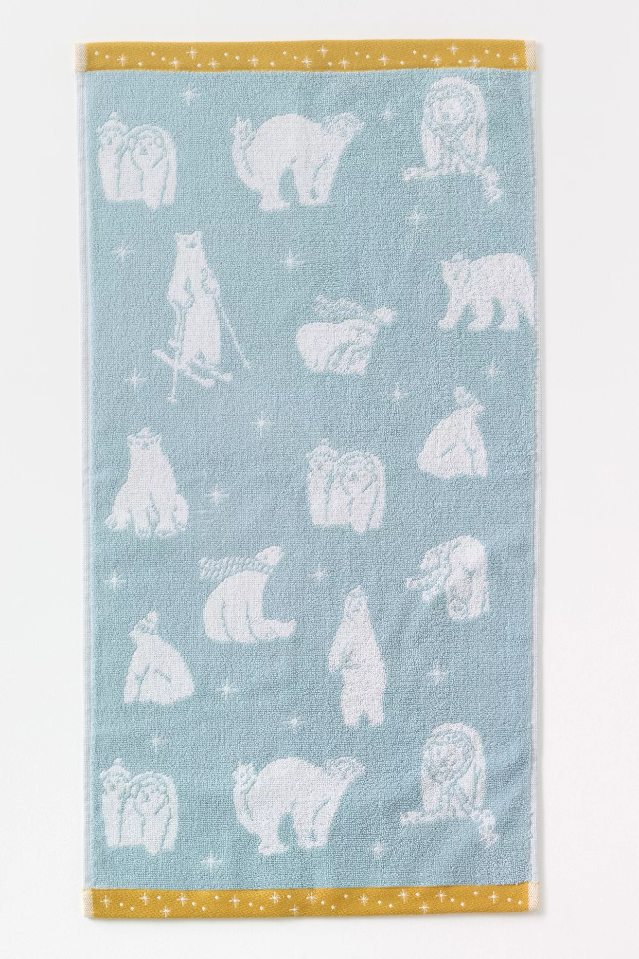 Cotton Woven Winter Icon Hand Towel - thumbnail 2