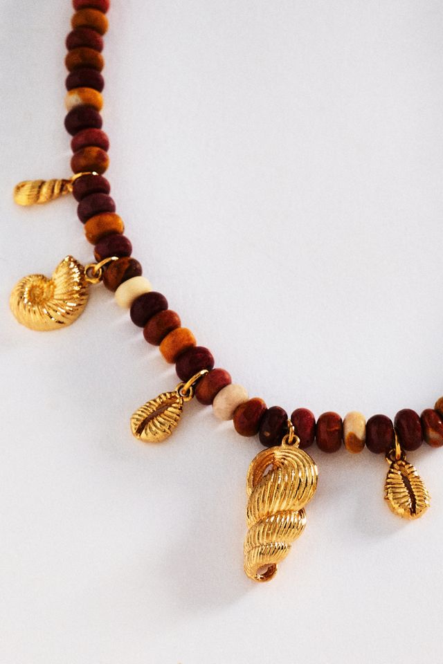 Joanna Laura Constantine Seashell Beaded Necklace #1