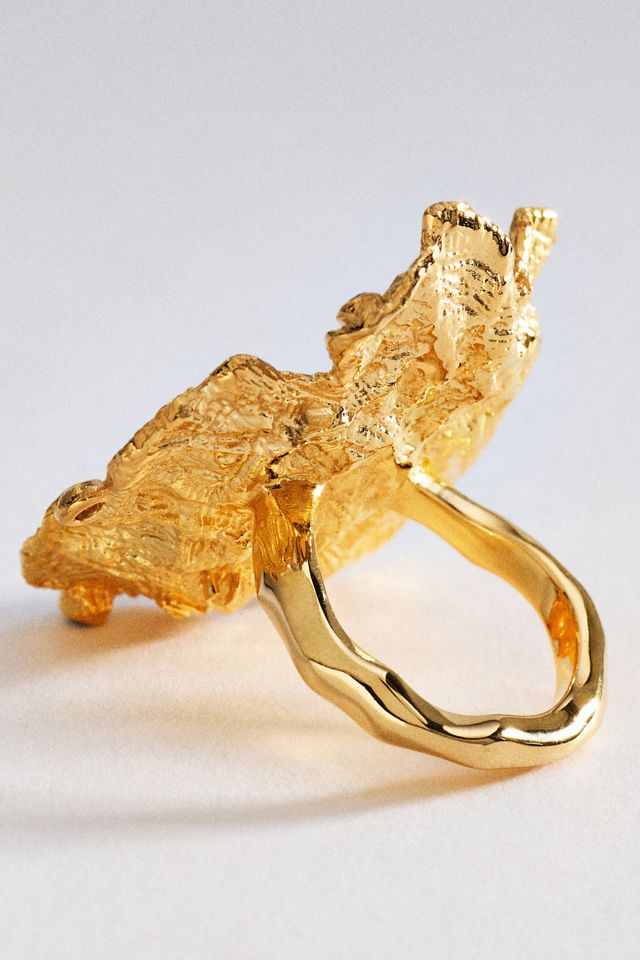 Joanna Laura Constantine Statement Floral Ring #2