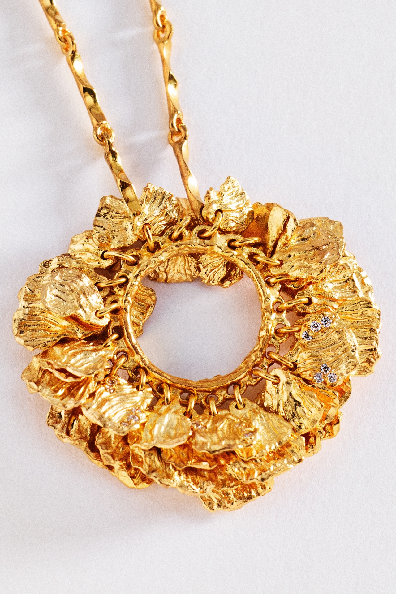 Joanna Laura Constantine Mini Petals Pendant Necklace