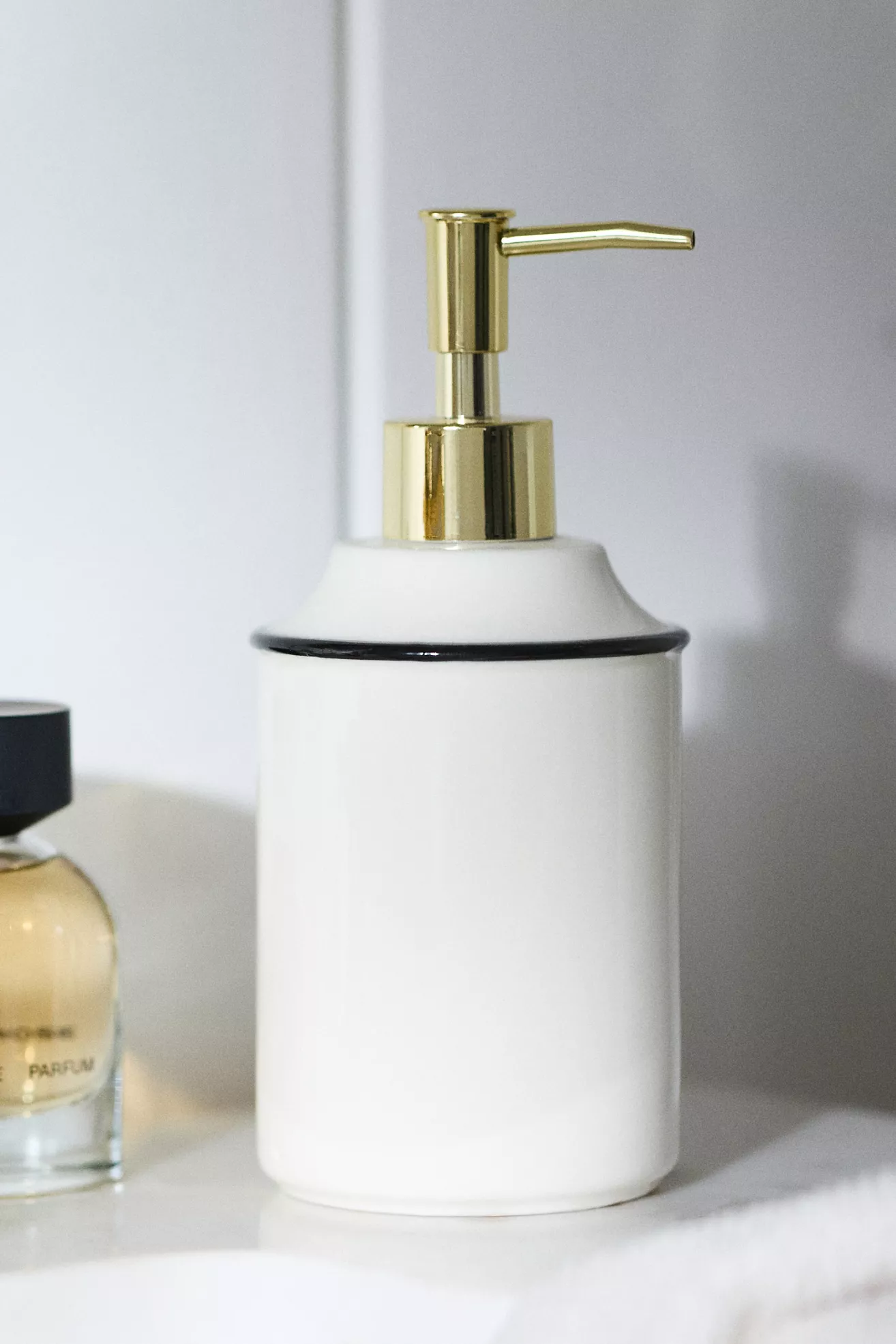 Piper Tipped Ceramic Soap Dispenser