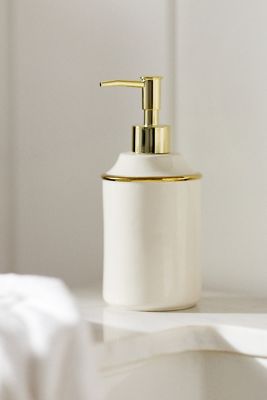 Piper Tipped Ceramic Soap Dispenser