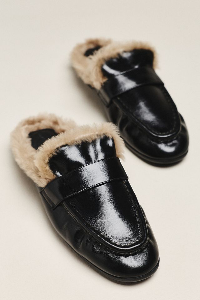 Black Suede Studio Theo Loafers #1