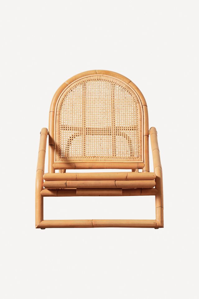 Montauk Rattan Folding Beach Chair #1