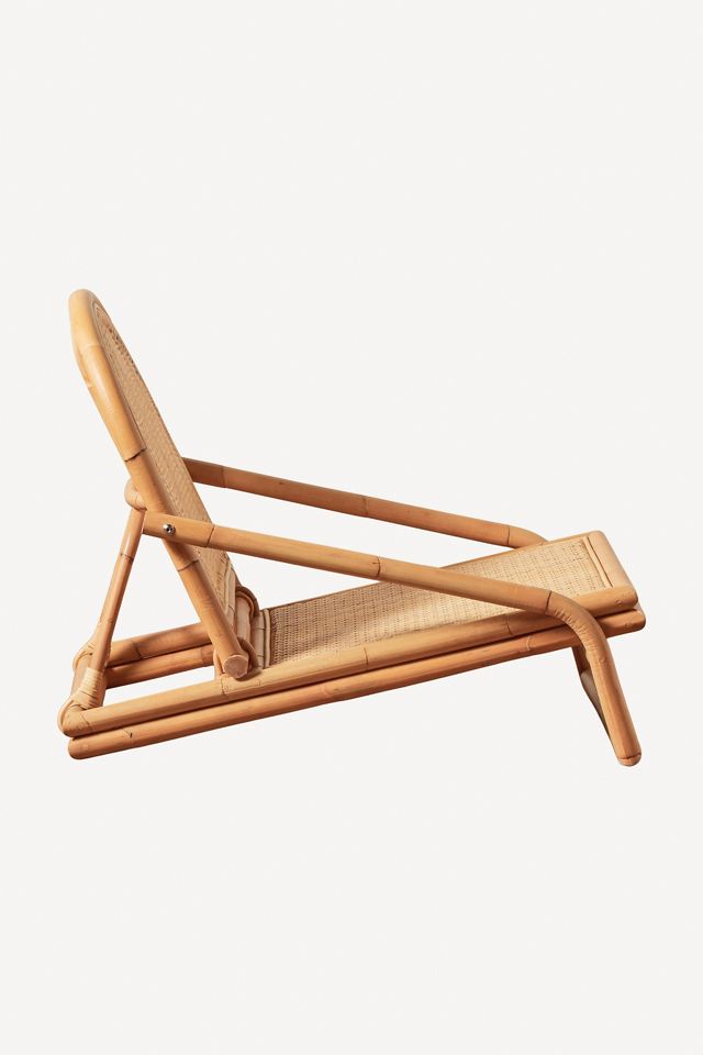 Montauk Rattan Folding Beach Chair #2