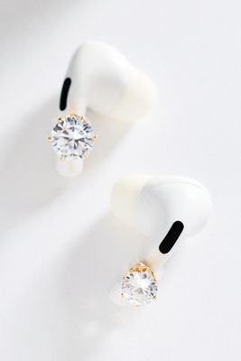 Cubic Zirconia Earbud Charms, Set of 2