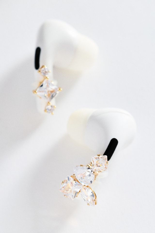 Cubic Zirconia Earbud Charms, Set of 2 #2