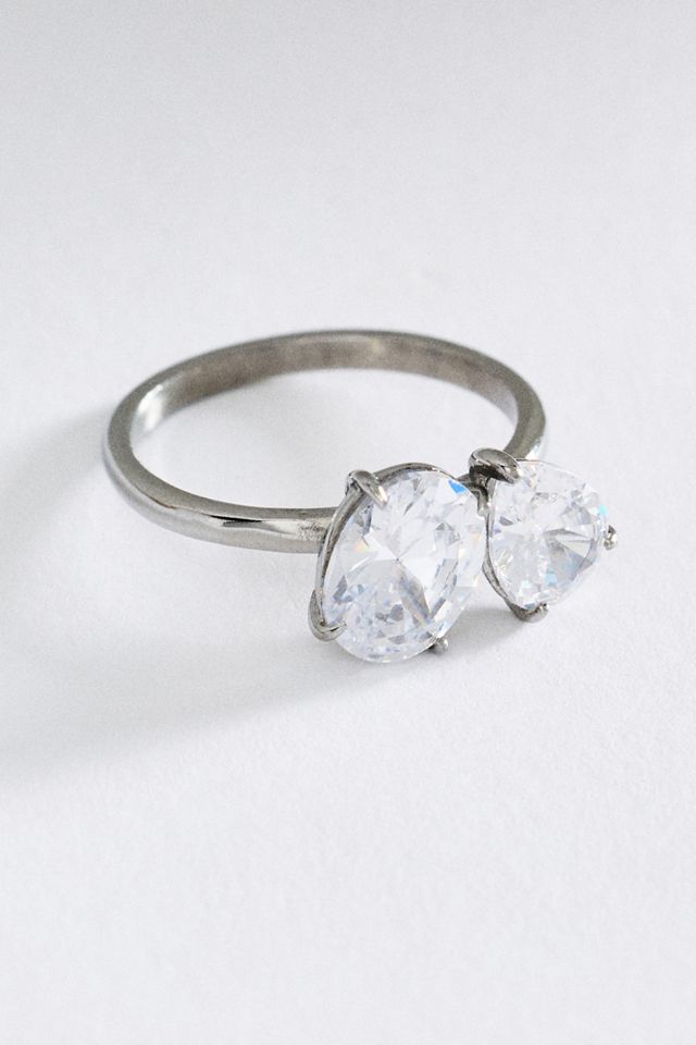 Toi et Moi Crystal Ring #1