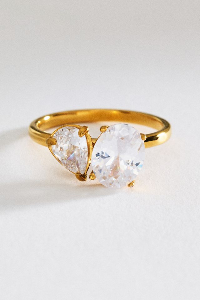 Toi et Moi Crystal Ring #1