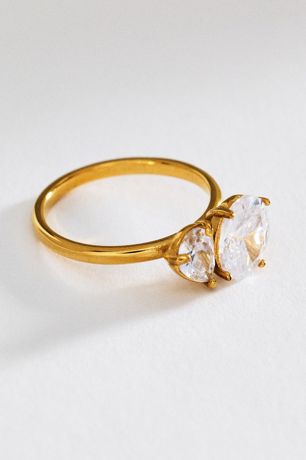 Toi et Moi Crystal Ring