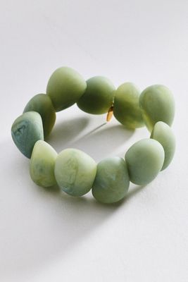 Resin Beaded Stretch Bracelet