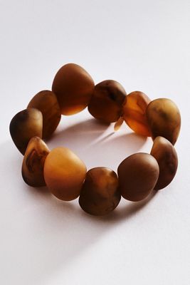 Resin Beaded Stretch Bracelet