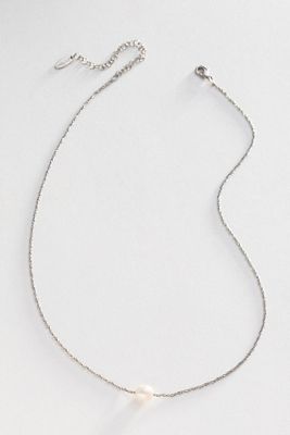 Collar con Colgante de Perla Delicada