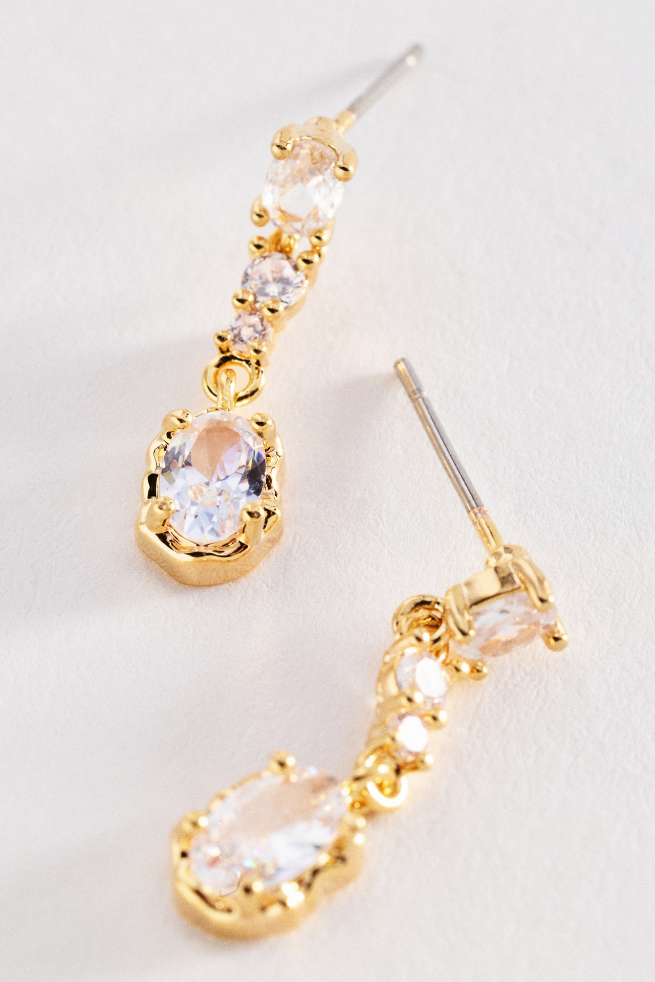 Colorful Gemstone Drop Earrings