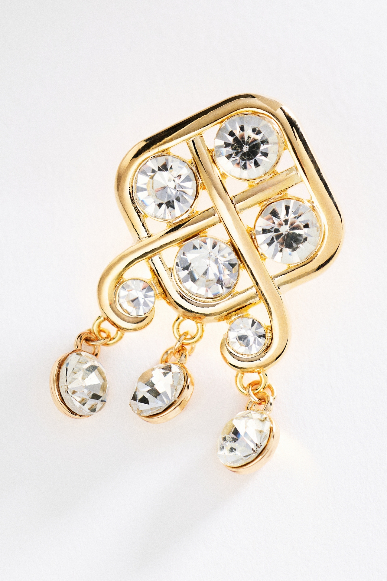 Art Deco Crystal Drop Earrings
