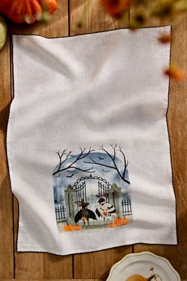 May We Fly Baby Batson Linen Dish Towel