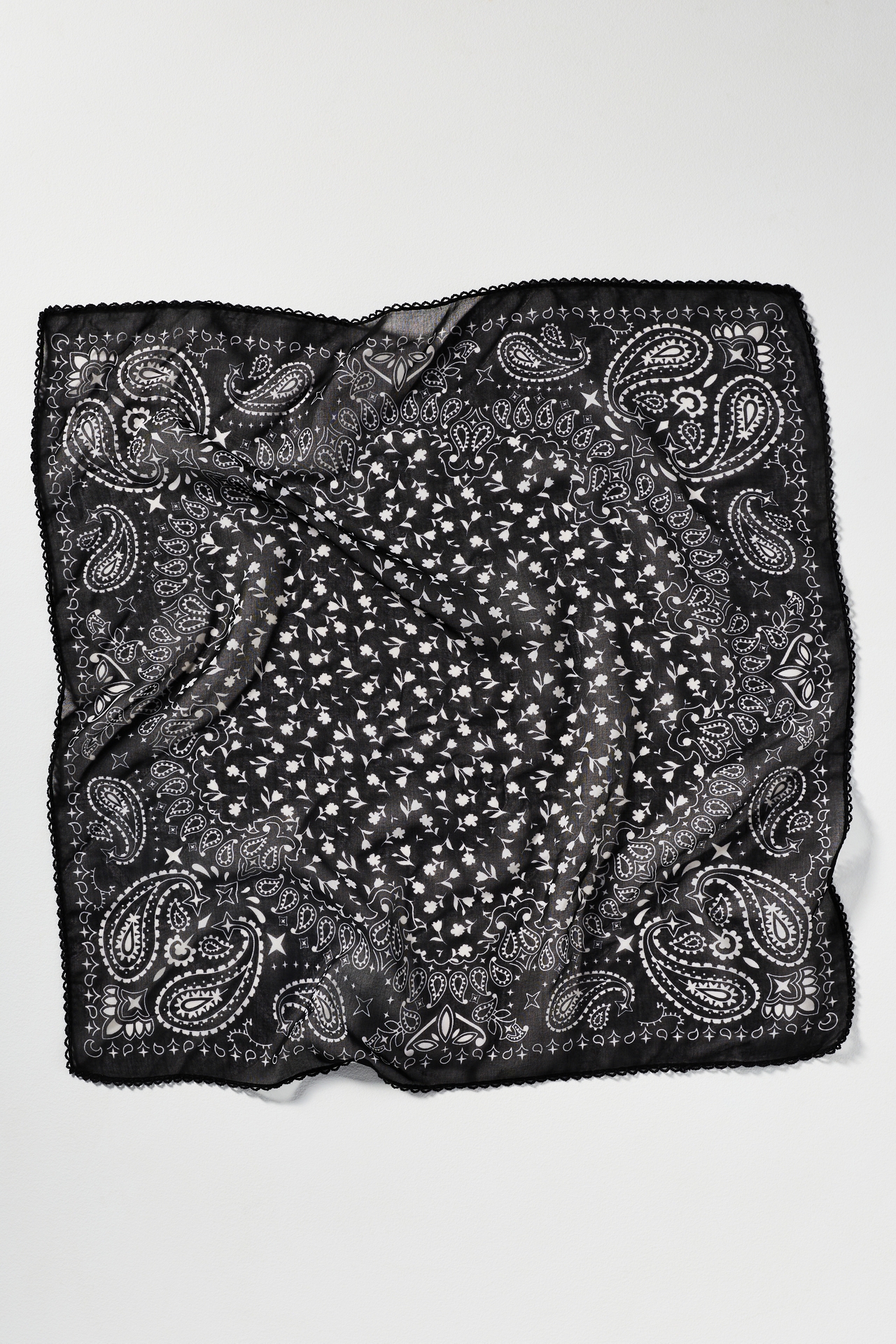 Lace Bandana Hair Scarves, Set of 2