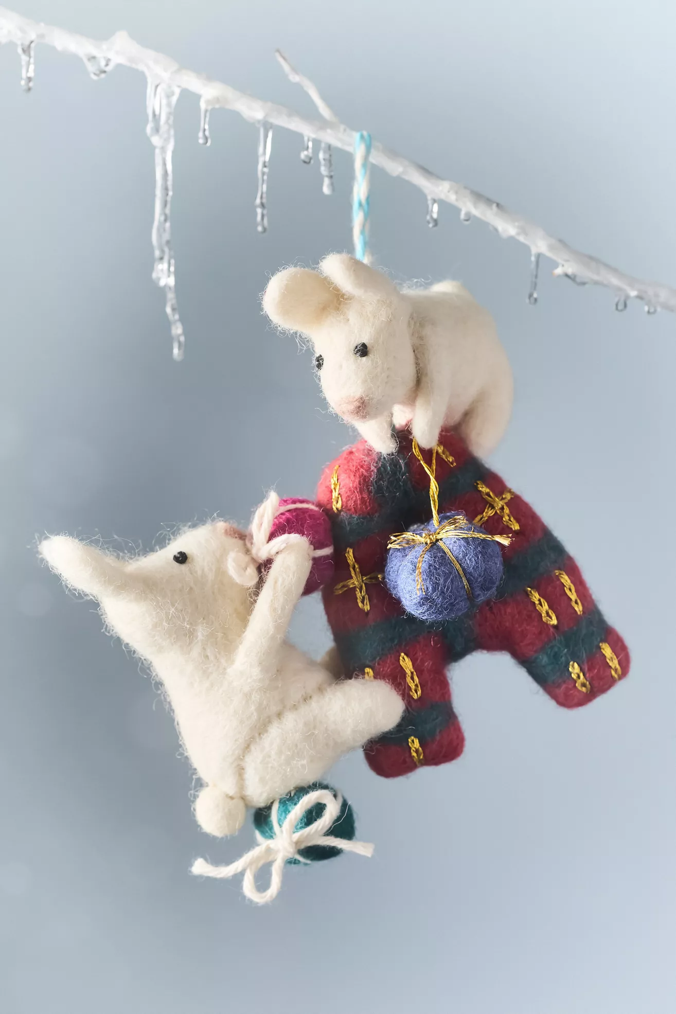 Holiday Helpers Felt Monogram Ornament - thumbnail 2