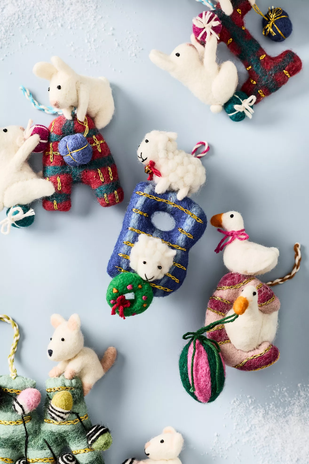 Holiday Helpers Felt Monogram Ornament - thumbnail 6