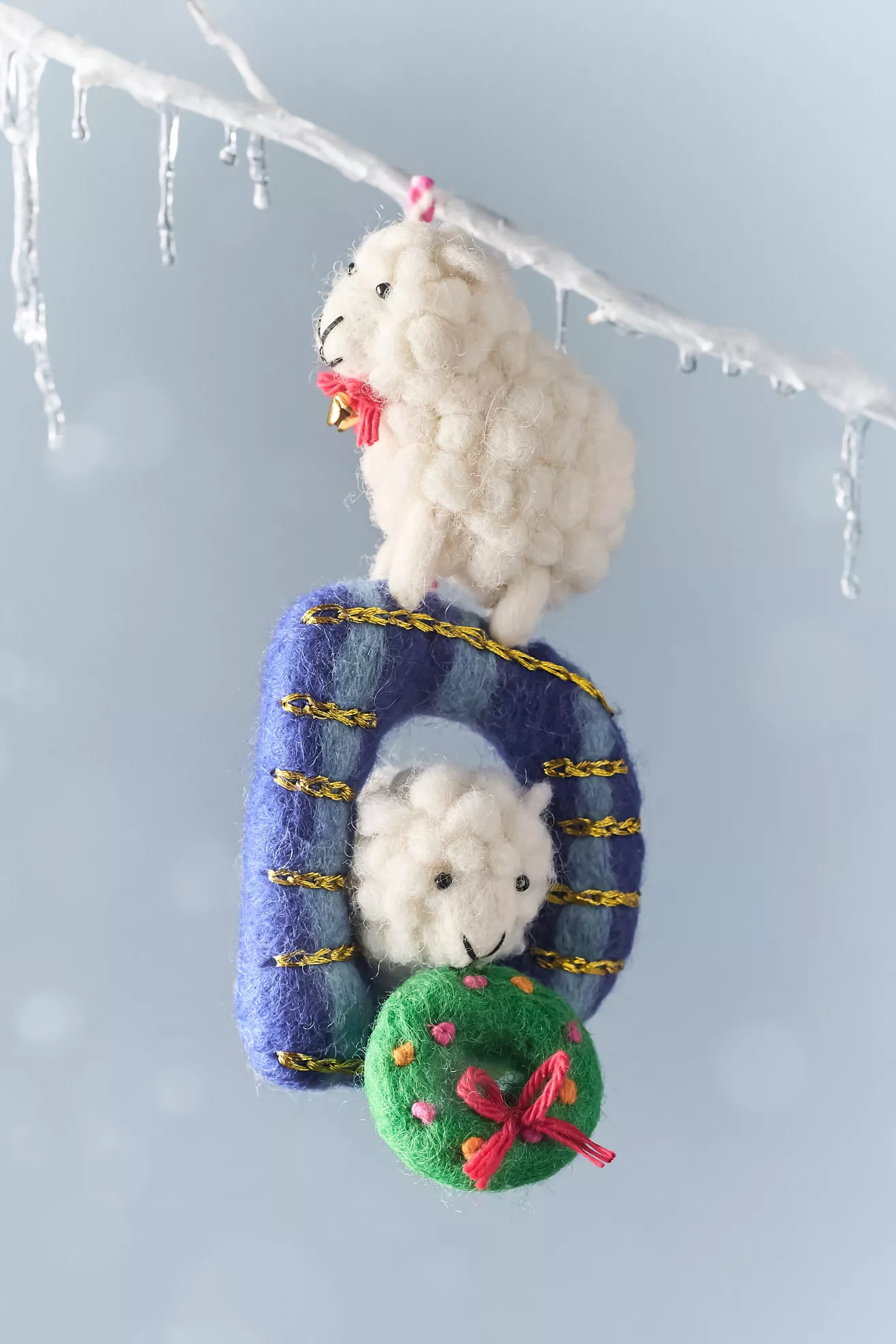 Holiday Helpers Felt Monogram Ornament - thumbnail 7