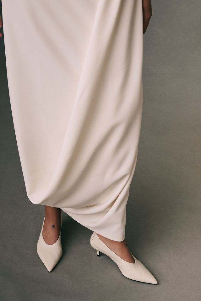 BHLDN Strapless Draped Maxi Dress #2