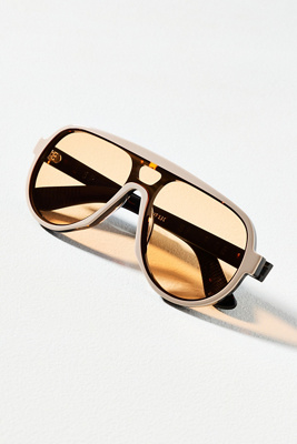 Spitfire Shield Aviator Sunglasses | Anthropologie display picture 3