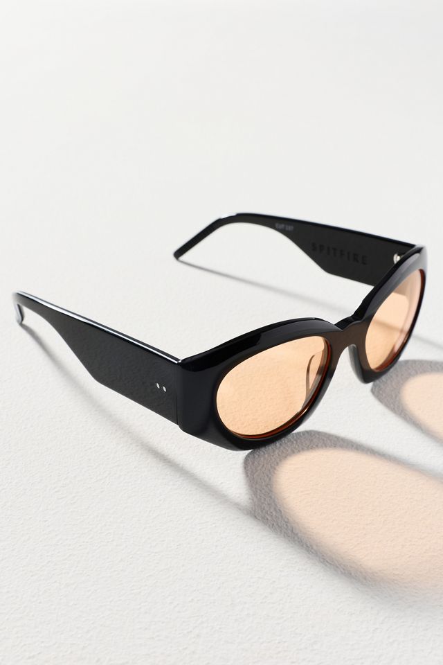 Spitfire Wrapped Geometric Oval Sunglasses | Anthropologie display picture 1