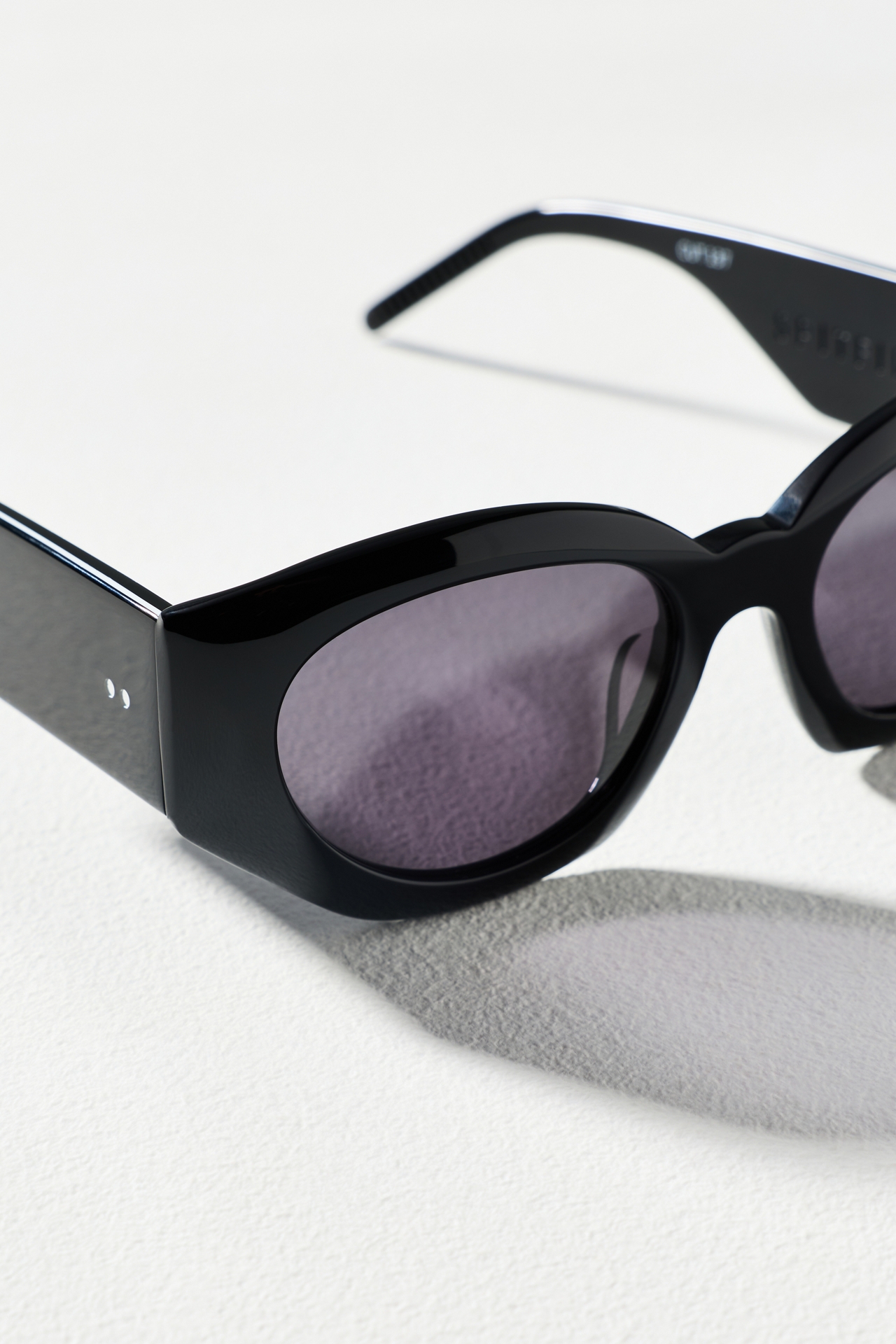Spitfire Wrapped Geometric Oval Sunglasses