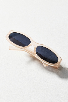 I-sea Wrapped Sleek Rectangle Sunglasses In Pink