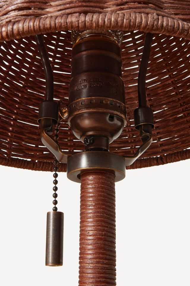 Delphine Wicker Sconce #3