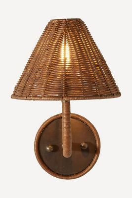 Delphine Wicker Sconce