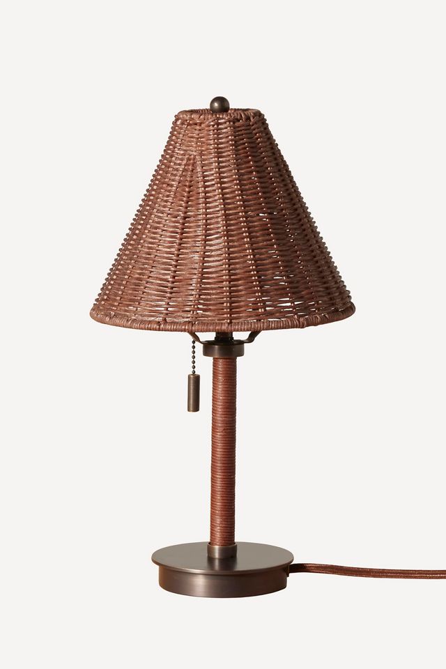 Delphine Wicker Mini Table Lamp #1