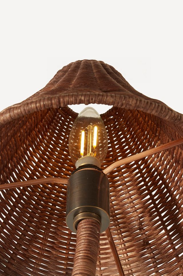Delphine Wicker Mini Table Lamp #3