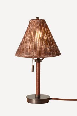 Delphine Wicker Mini Table Lamp