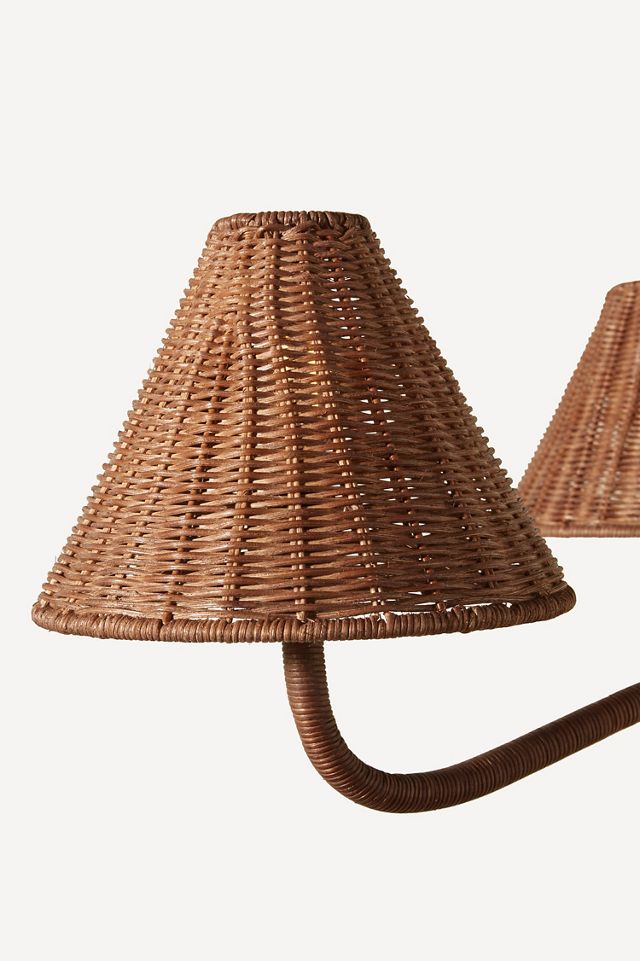 Delphine Wicker Chandelier #2
