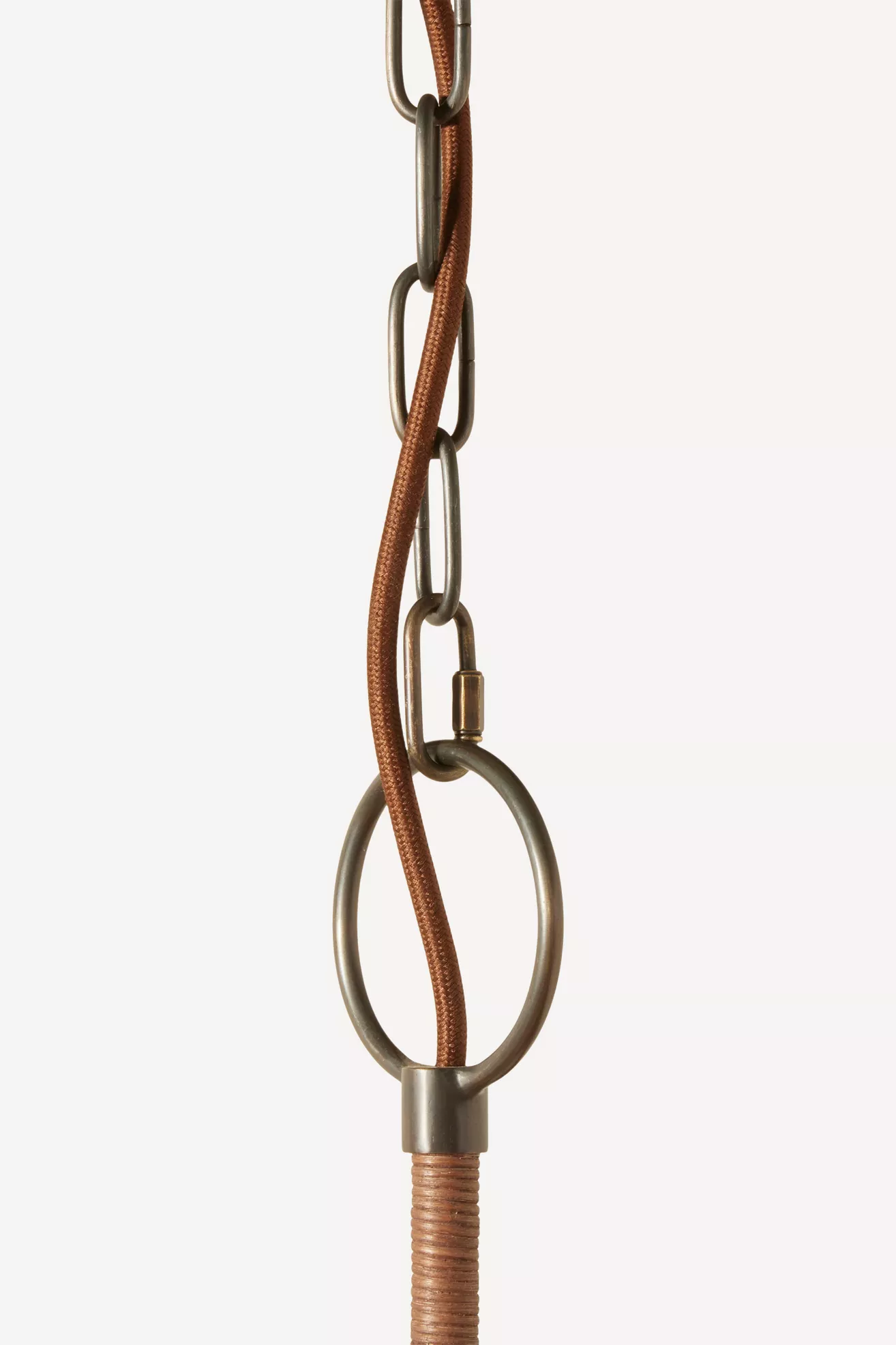 Delphine Wicker Chandelier - thumbnail 5