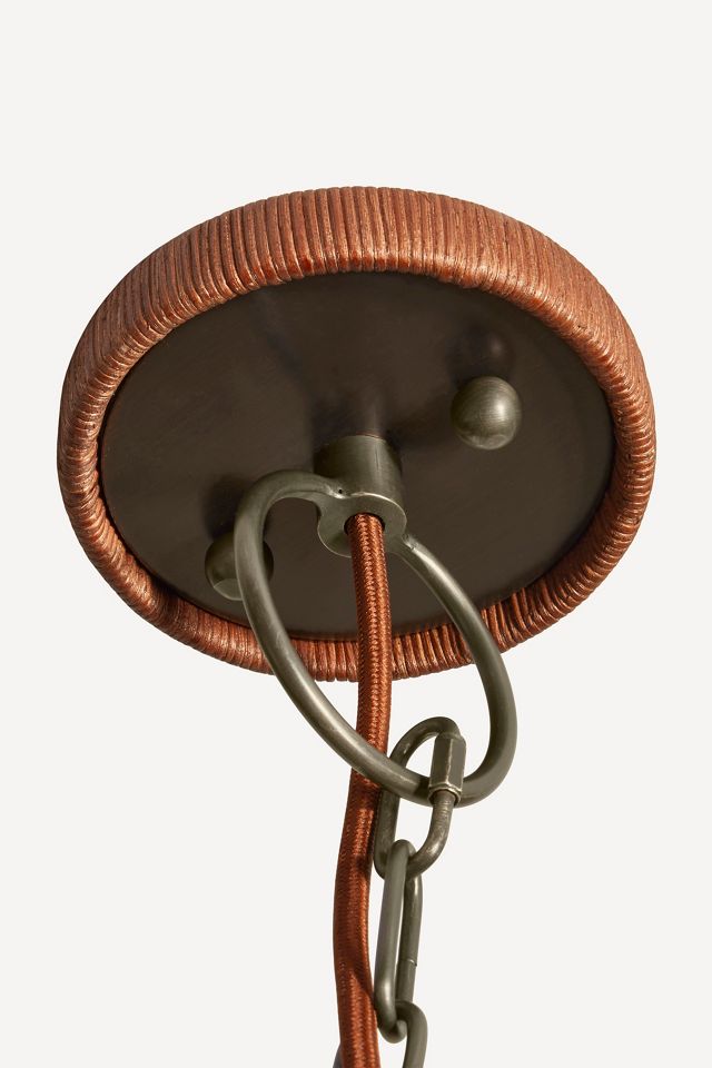 Delphine Wicker Chandelier #5