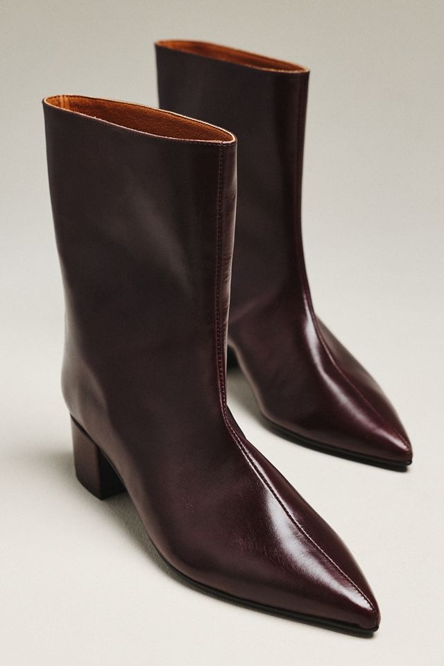 Maeve Pointed Toe Block Heel Boots #1