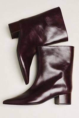 Maeve Pointed Toe Block Heel Boots