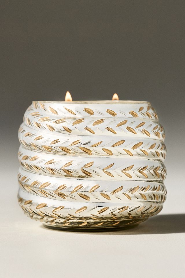 Gather Candle by Anthropologie: Woody Frosted Garland #3