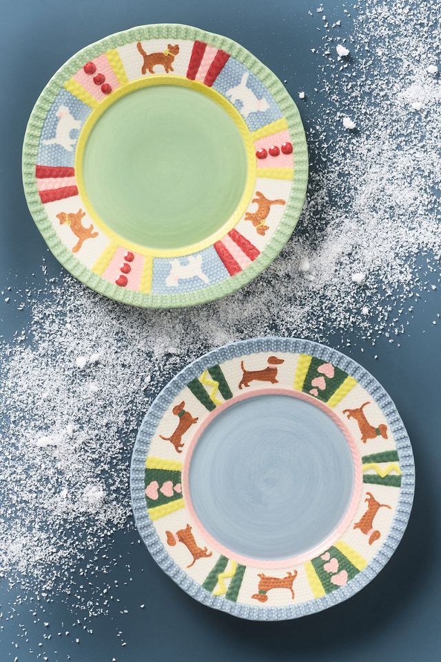 Plato de Postre de Gres Mitten #1