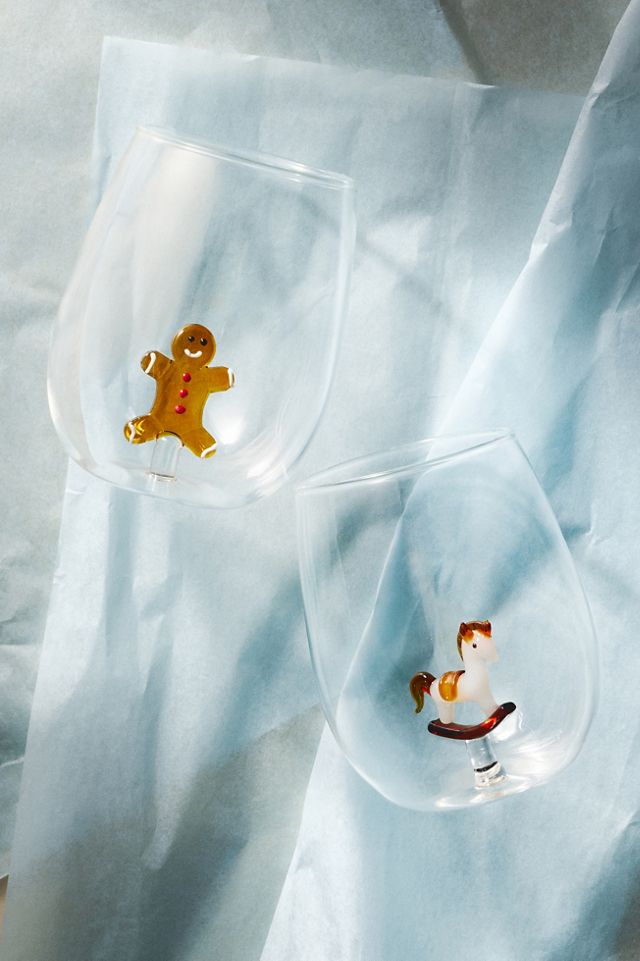 Jolly Icon Stemless Wine Glass #4