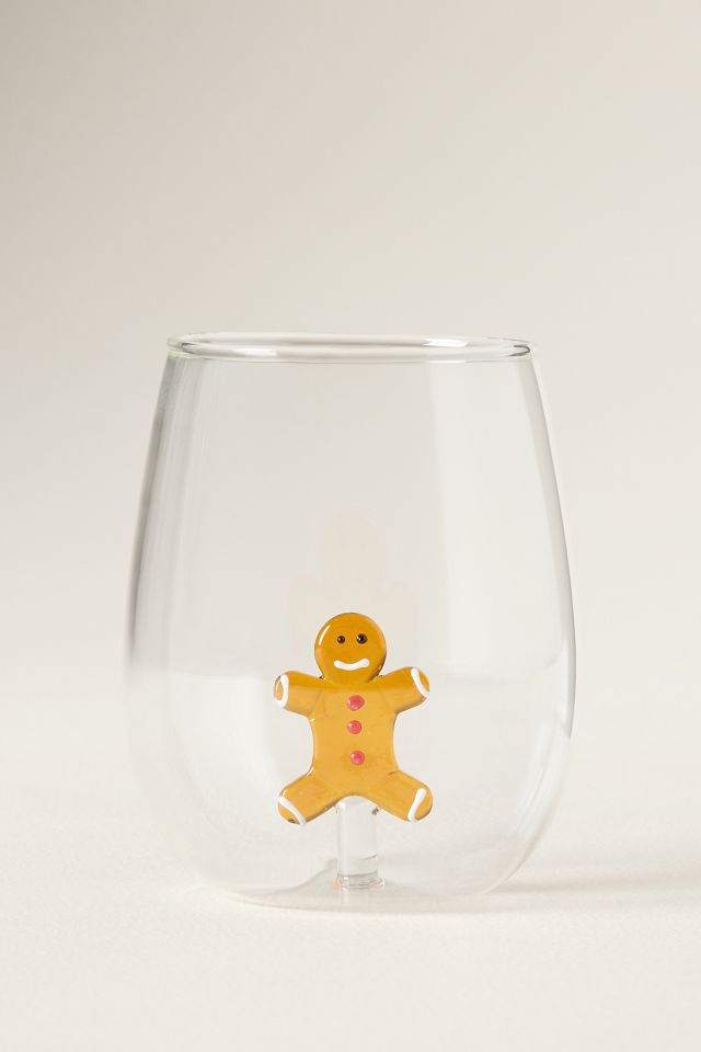 Jolly Icon Stemless Wine Glass #1