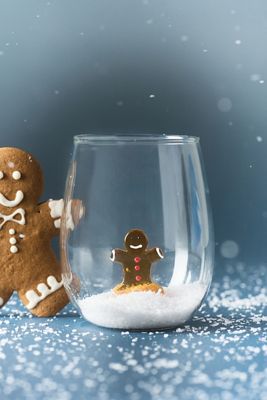 Jolly Icon Stemless Wine Glass