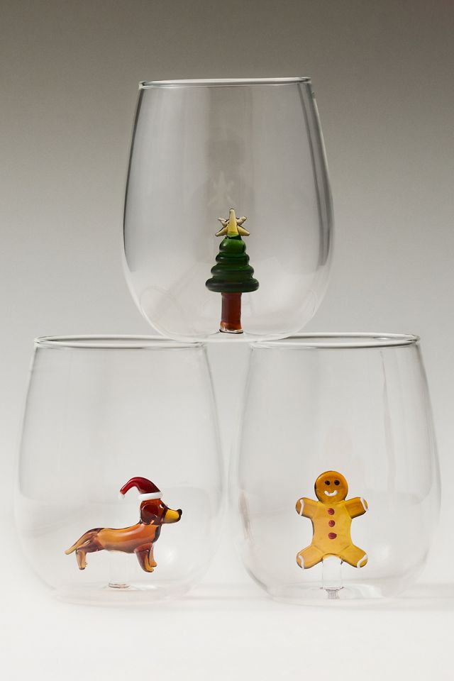 Jolly Icon Stemless Wine Glass #5