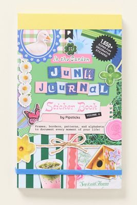 Pipisticks Junk Journaling Sticker Book