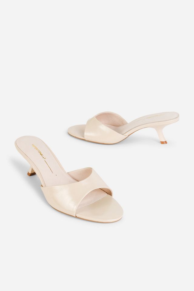 Intentionally Blank Given Mule Kitten Heels #2